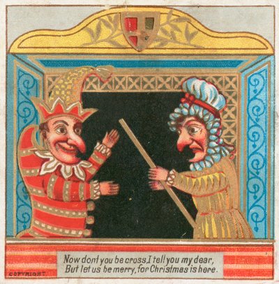 Punch ve Judy, Noel Kartı by English School