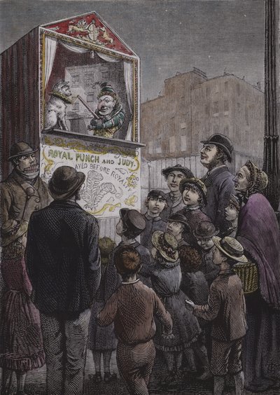 Punch ve Judy gösterisi by English School