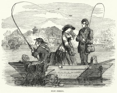 Punt Balıkçılık (gravür) by English School