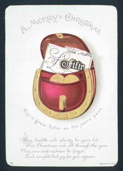 Çanta dolusu para, Noel kartı by English School