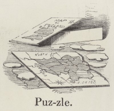Bulmaca (gravür) by English School