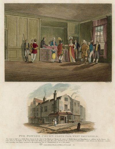 Pye Powder Court, Kumaş Fuarı, West Smithfield by English School