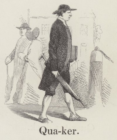 Quaker (gravür) by English School