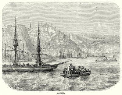 Quebec (gravür) by English School