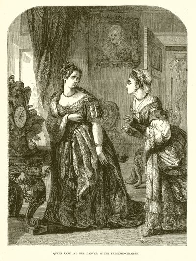 Kraliçe Anne ve Bayan Danvers, Duruşma Odasında by English School
