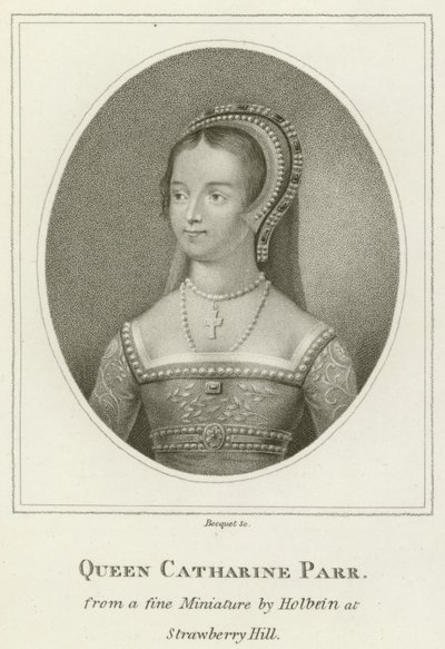 Kraliçe Catharine Parr (gravür) by English School