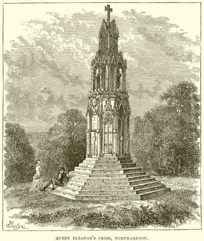 Kraliçe Eleanors Haçı, Northampton by English School