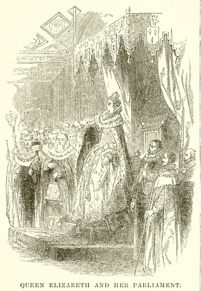 Kraliçe Elizabeth ve Parlamentosu by English School