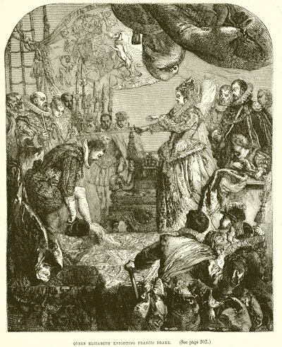 Kraliçe Elizabeth, Francis Drake