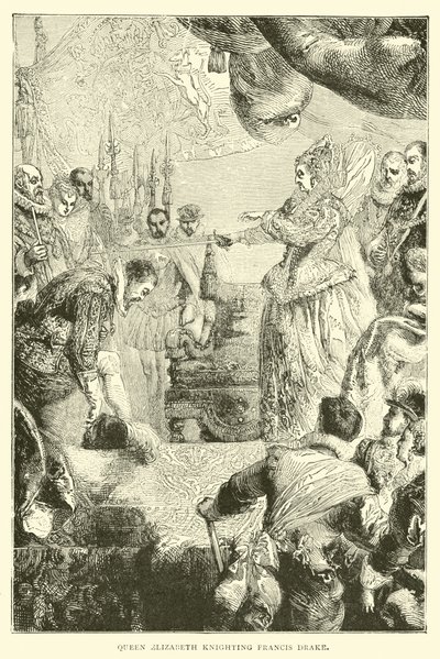 Kraliçe Elizabeth, Francis Drake