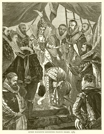 Kraliçe Elizabeth, Francis Drake