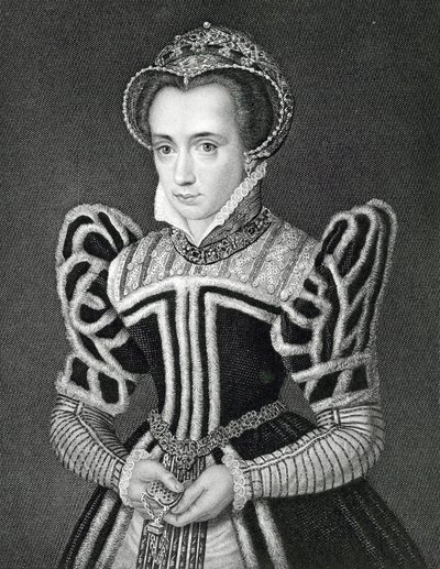 Queen Mary (gravür) by English School