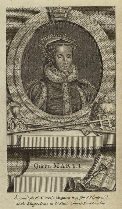 Kraliçe Mary I by English School