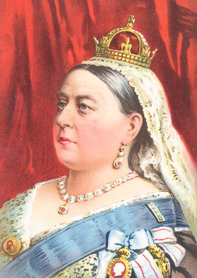 Kraliçe Victoria - tebrik kartı by English School