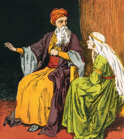 Sheba Kraliçesi by English School