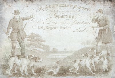 R Ackermann, Junior, 191 Regent Street, ticari kart by English School