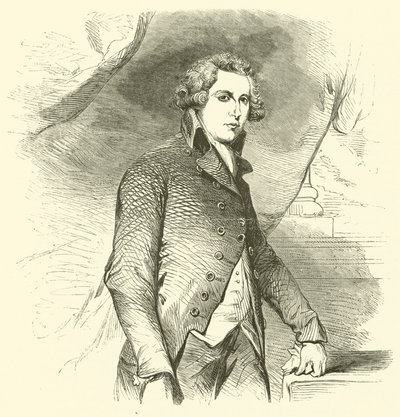 RB Sheridan (gravür) by English School