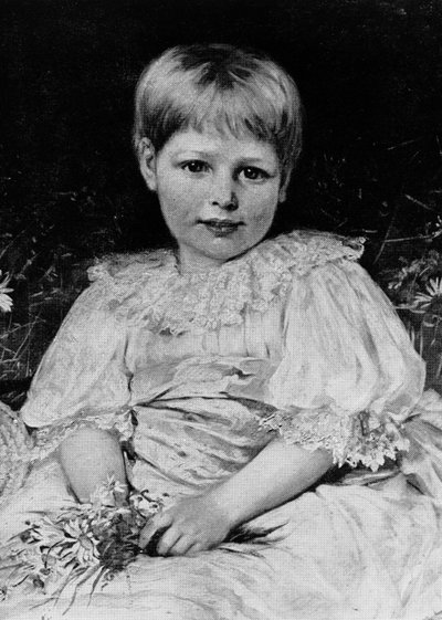Radclyffe Hall (1896-1943) 5 yaş by English School