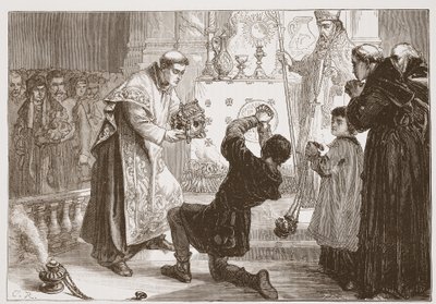 Radziwills Mucizesi: sahte bir şeytanı iyileştirmek, James Aitken Wylie (1808-1890) tarafından yazılan Protestanlığın Tarihinden bir örnek, pub. 1878 by English School
