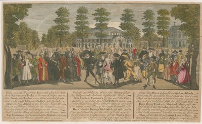 Ranelagh Bahçeleri. Venedik Büyükelçisi için maskeli balo, 1749 by English School