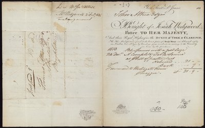 Josiah Wedgwood tarafından verilen makbuz by English School
