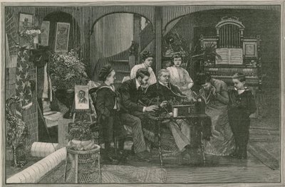 Edisons fonografı ile Amerika