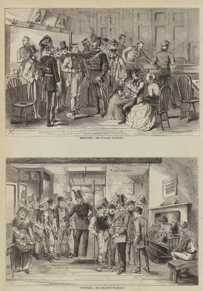 İşe alma (gravür) by English School