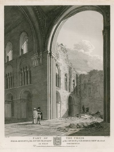 Büyük Aziz Bartholomew Kilisesi'nin Güney Transeptinin Kalıntıları by English School