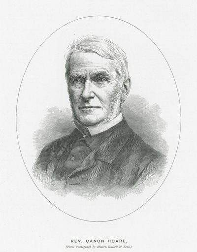 Rev Canon Hoare (lito) by English School