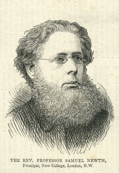 Rev Samuel Newth (1821–98), Grafikten Örnekleme 10 Temmuz 1875 by English School