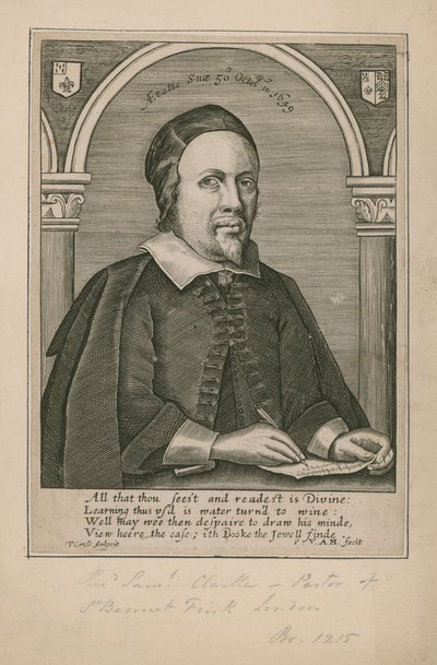 Rahip Samuel Clarke, Aziz Benet Fink