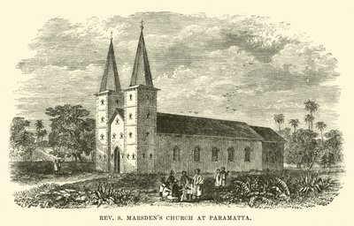 Rahip S Marsdens Kilisesi st Parramatta by English School