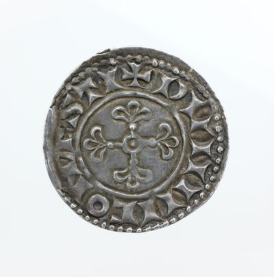 William I (gümüş) saltanatından bir kuruşun tersi by English School