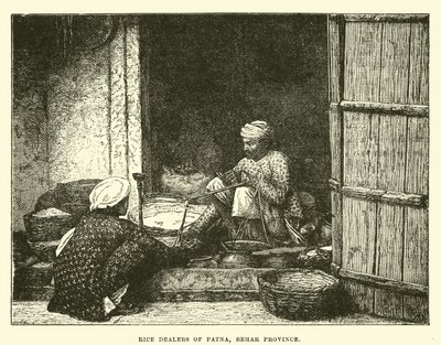 Patna, Behar Eyaleti pirinç satıcıları by English School