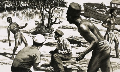 Richard Cliff ve Charles Osborne saldırı altında olduklarını fark ettiler by English School