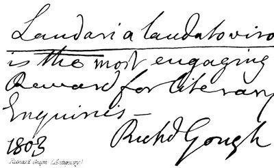 Richard Gough, (Antikacı) by English School