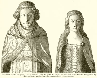 Richard II ve Birinci Kraliçesi, Bohemyalı Anne by English School