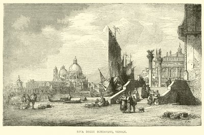 Riva Degli Schiavoni, Venedik by English School
