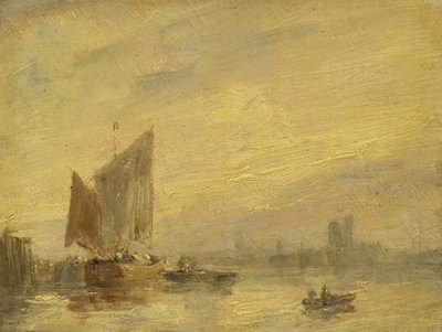 Nehir Sahnesi, Rouen by English School