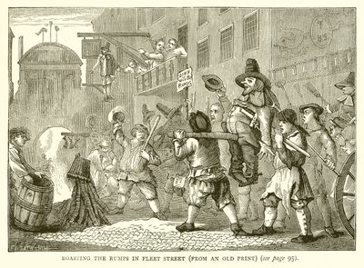 Fleet Sokağındaki Rumpları Kavurmak by English School