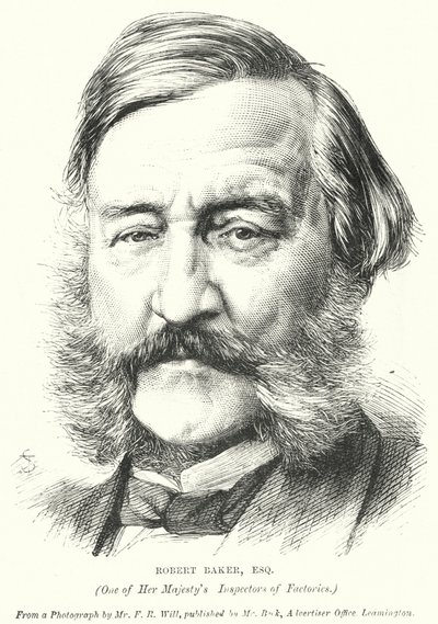 Robert Baker, Majestelerinin Fabrika Müfettişlerinden Biri (gravür) by English School