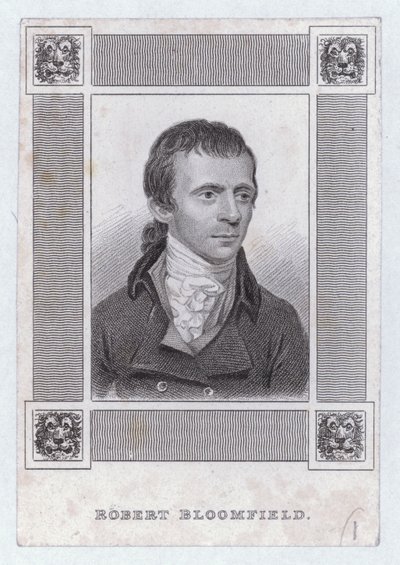 Robert Bloomfield, İngiliz şair (gravür) by English School