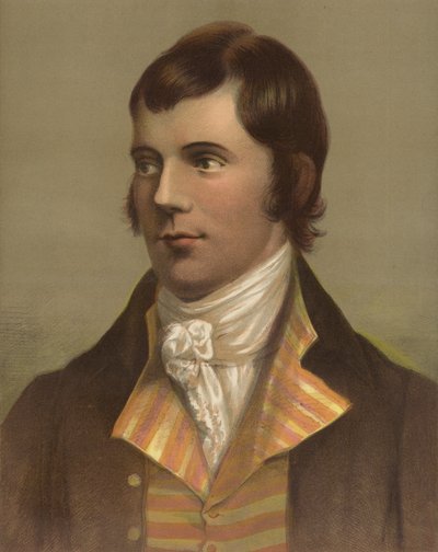 Robert Burns (chromolitho) by English School