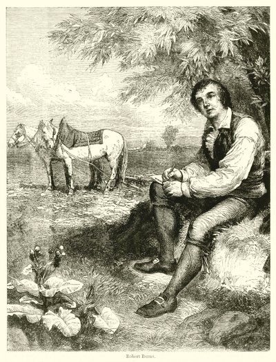 Robert Burns (gravür) by English School