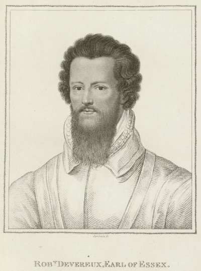 Robert Devereux, Essex Kontu (gravür) by English School