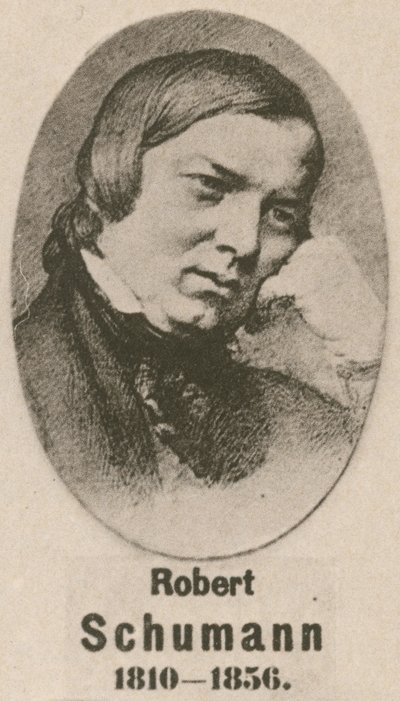 Robert Schumann (gravür) by English School