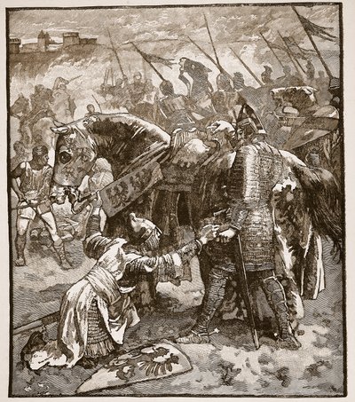 Robert babalarından af diliyor, Cassells Illustrated History of England