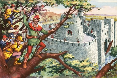 Robin Hood ve neşeli adamları by English School