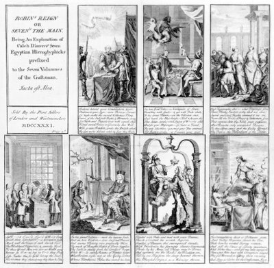 Robins Reign veya Sevens the Main, 1731 by English School