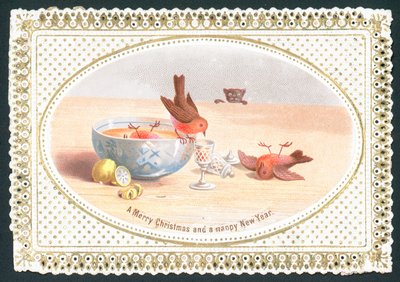Robins çok fazla içki içiyor, Noel Kartı by English School
